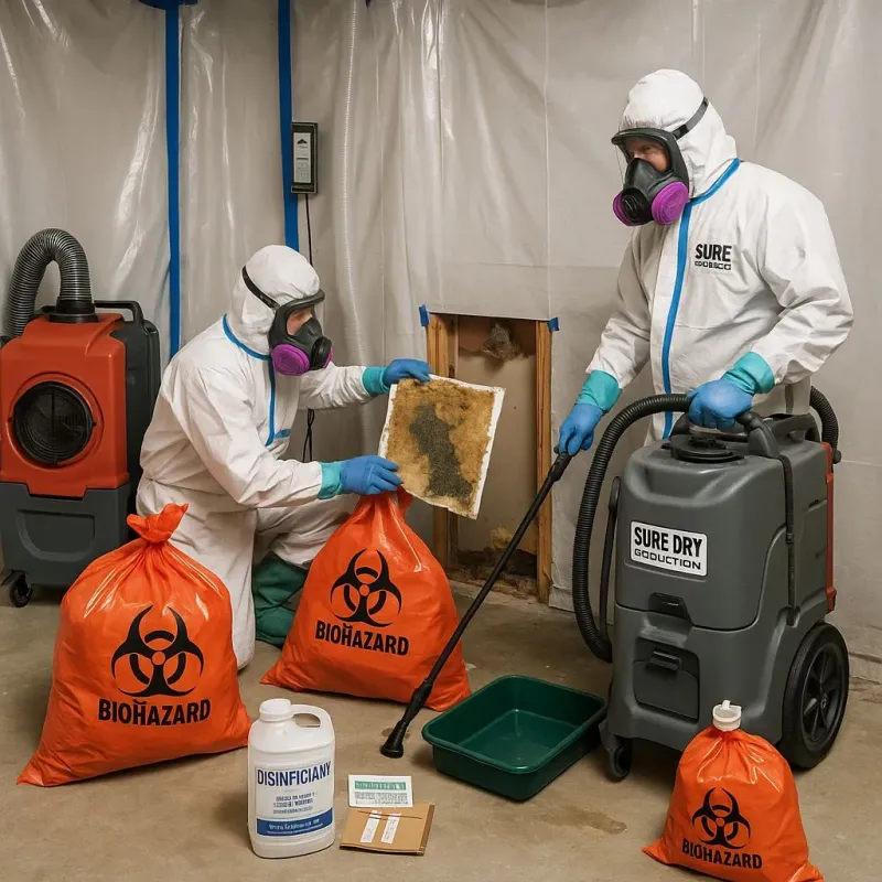 Contaminated Water Handling Protocols process in Cherry Valley, IL